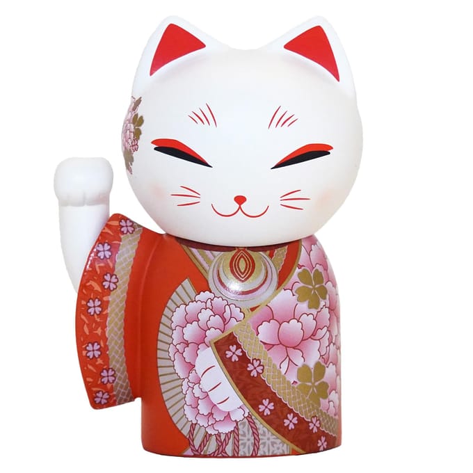 Poupée Kimmidoll HARU MNFL006 Maneki-neko (9 cm de haut)