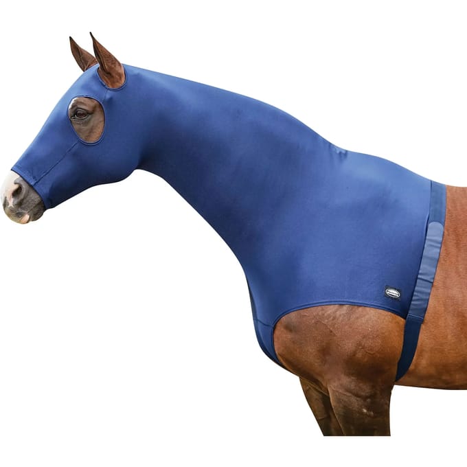Schouderbeschermer voor paarden met elastische halsbedekking Weatherbeeta