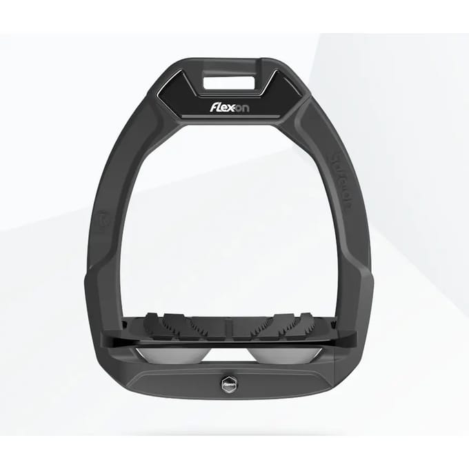 Veiligheidssportzweep Beugel Ingelijnd Grip Antraciet/Zwart/Grijs Flex-On Safe-On