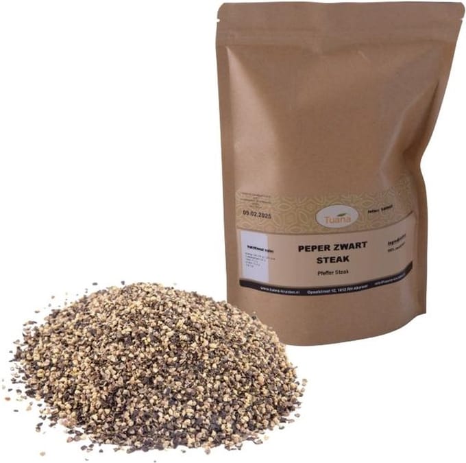 TUANA KRUIDEN PEPER ZWART GEBROKEN - 80 gram