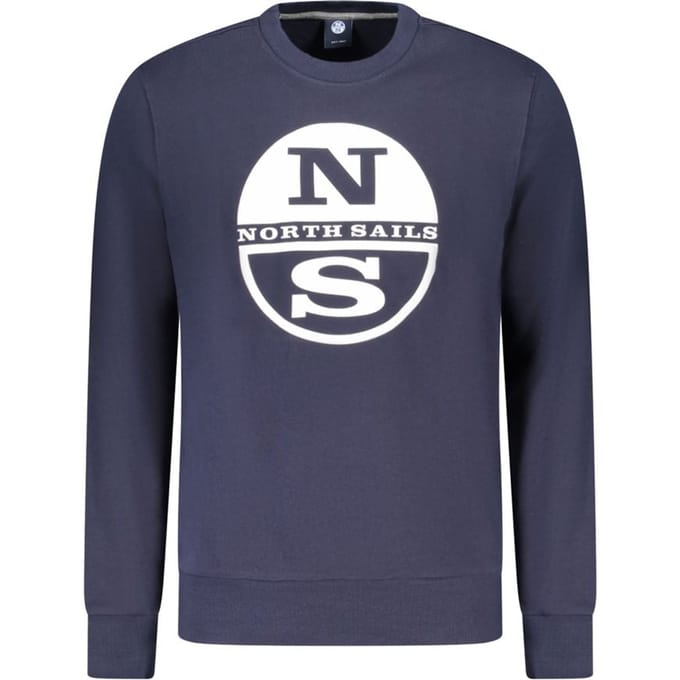 North Sails Blauwe Katoenen Heren Sweatshirt