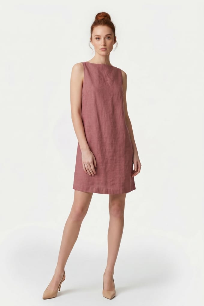 & Other Stories Vicky Linen Dress Speed Red Maat: 34 | Mini Jurken Outlet | Dames | Wit