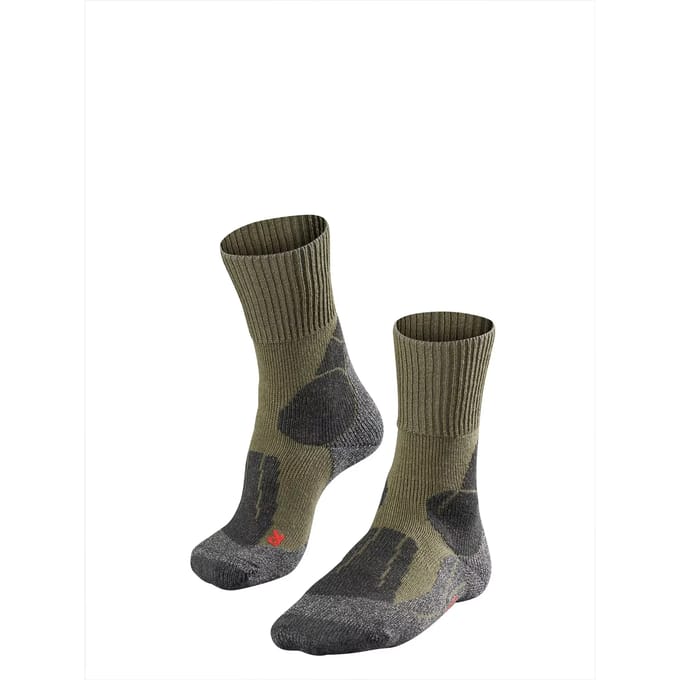 FALKE TK1 anti-blaar dik wol functioneel materiaal wandelsokken heren groen - maat 42-43