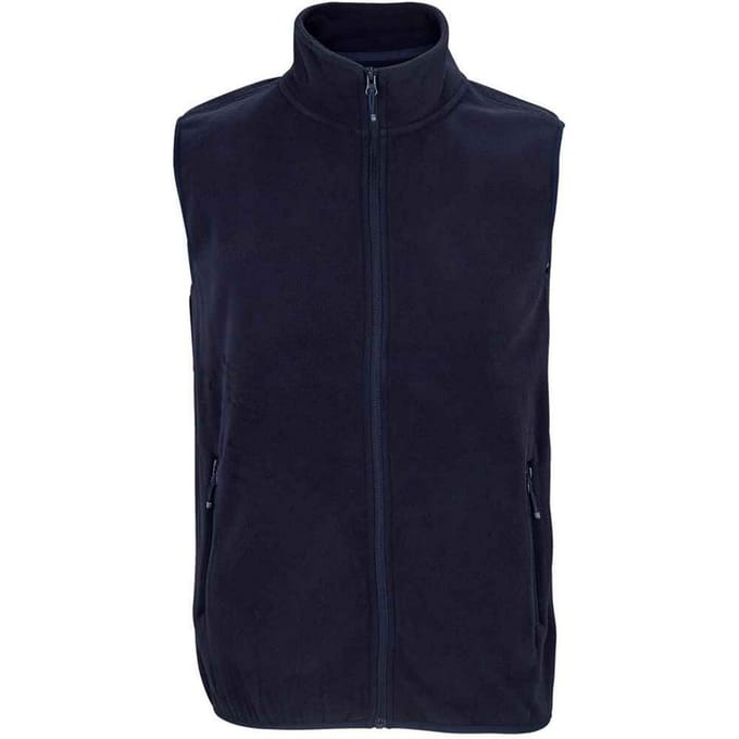 SOLS Uniseks Microfleece gerecyclede bodywarmer voor volwassenen (Marine)