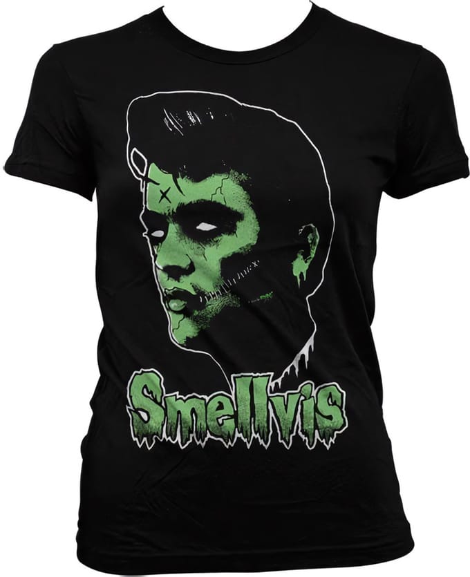 Hybris Dames Smellvis Girly T-shirt SH-5-15636-H37-12