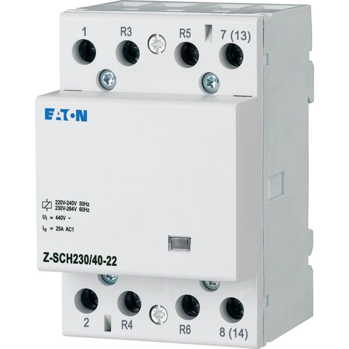 Eaton Z-SCH230/40-22 Installatiezekeringautomaat Nominale spanning: 230 V, 240 V Schakelstroom (max.): 40 A 2x NO, 2x NC 1 stuk(s)