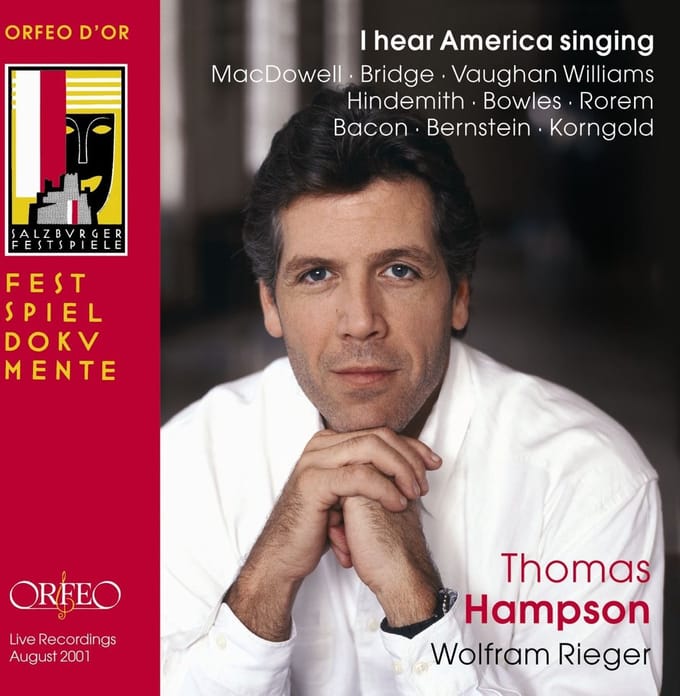 Wolfram Rieger & Malcolm Martineau - I Heard America Singing (2 CD)