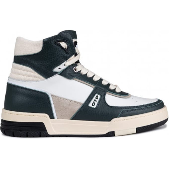 Off The Pitch Basketta Hi Sneakers Laag - Groen - Maat 44