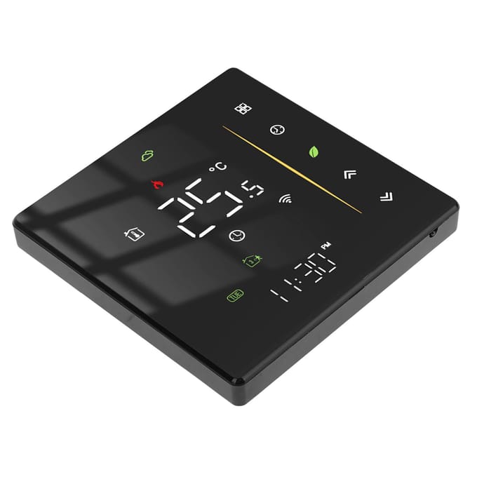 WiFi Thermostaat Slimme Programmeerbare Temperatuurregelaar voor Boilerverwarming 95?240V Zwart black