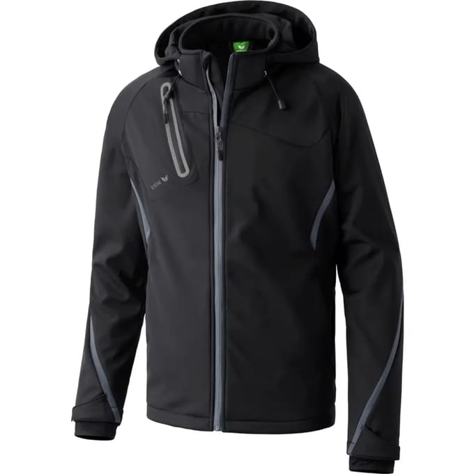 Erima Outdoor Softshell Jack - Softshelljassen  - zwart - M