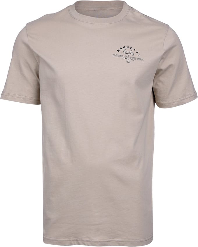 Brunotti - Janusai - T-Shirt Feather Grey - 100% Katoen - Regular Fit - M