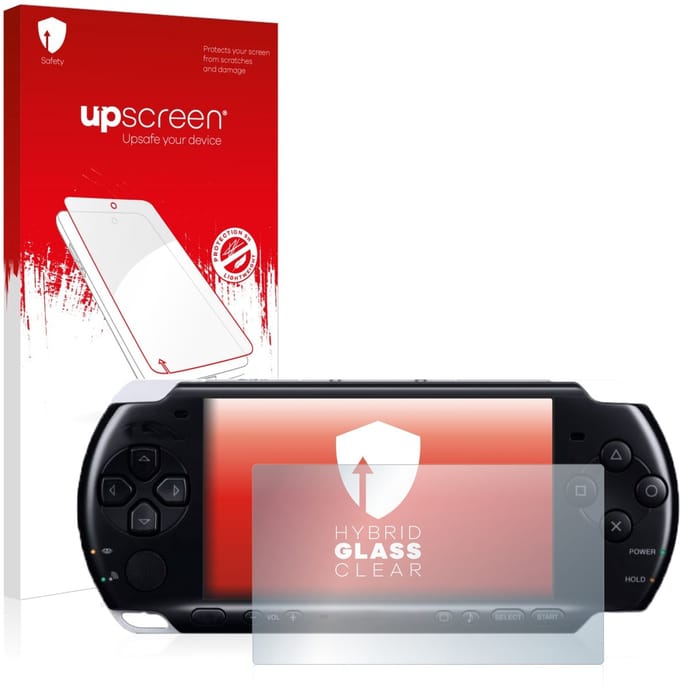 upscreen - Screenprotector voor Sony PSP 3004 - Folie Beschermfolie Beschermglas transparant