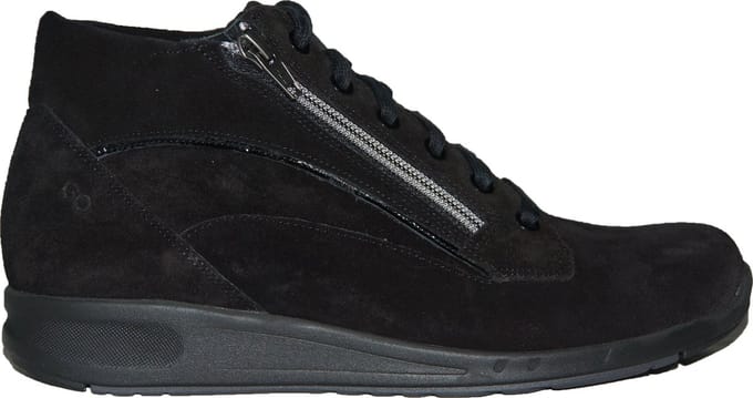 Durea 9683 wijdte G Kleur: Zwart Suede Maat:7 (41)