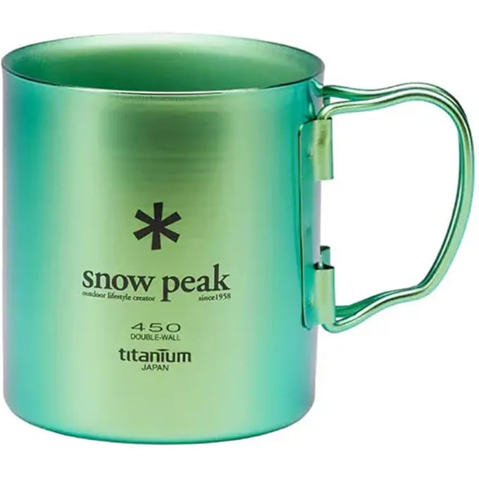 Dubbelwandige titanium mok Snow Peak 450