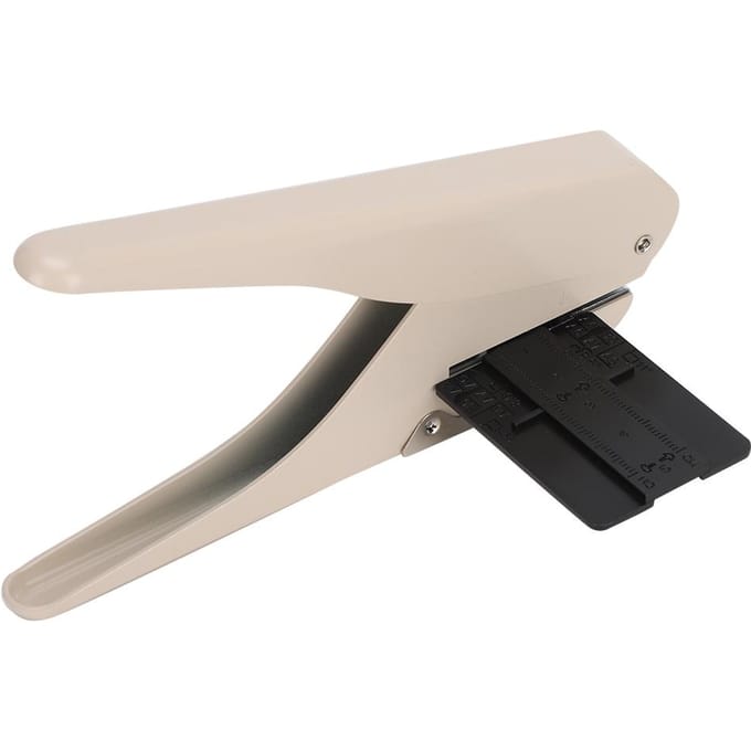Paddenstoel Gat Notitieboek Perforator Creatieve Mini DIY Los Blad Handmatige Ponsmachine beige