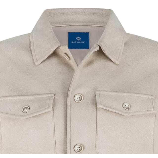 Blue Industry Milanow25-m42 shirtjacket stone