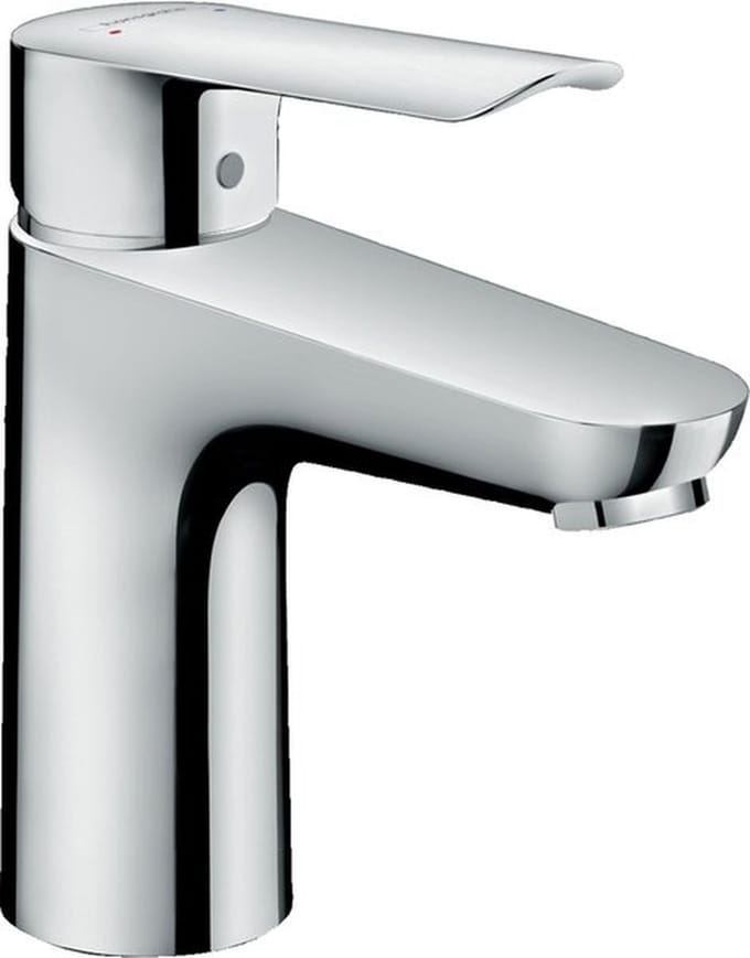 hansgrohe Logis E - Wastafelmengkraan - Ééngreeps bediening - Met trekwaste - 100mm - Chroom