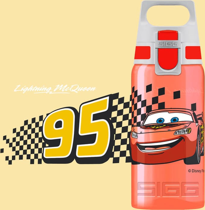 SIGG | VIVA ONE Cars 0.5L rood | Drinfles Kinderen
