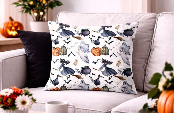 Haunted Whispers Collection Kussenhoes - 45x45 cm