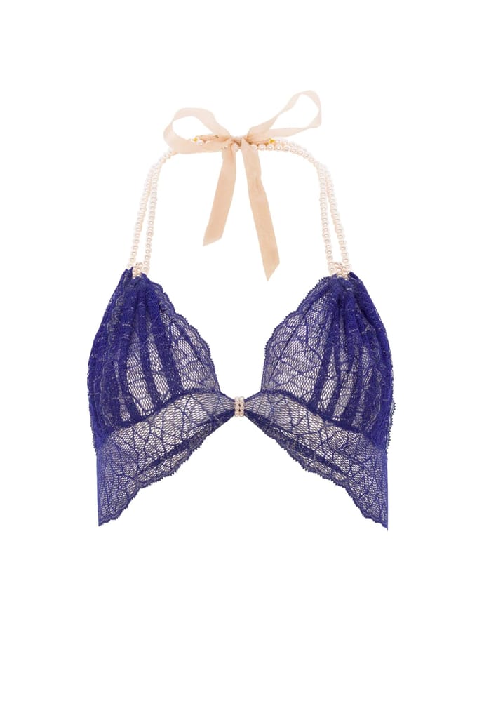 Bracli | Sydney Panty Pearl Thong Set Blue | Luxury Lingerie size Plus size plus