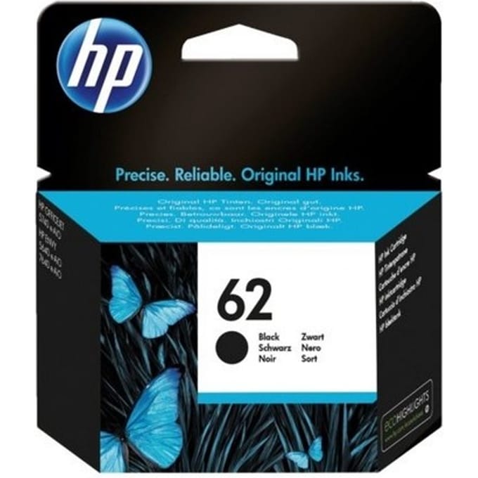 HP Inktcartridge 62 (C2P04AE) Zwart