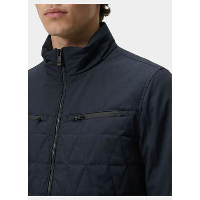 Donders 1860 Zomerjas heren Blauw Textile Jacket 22026/799