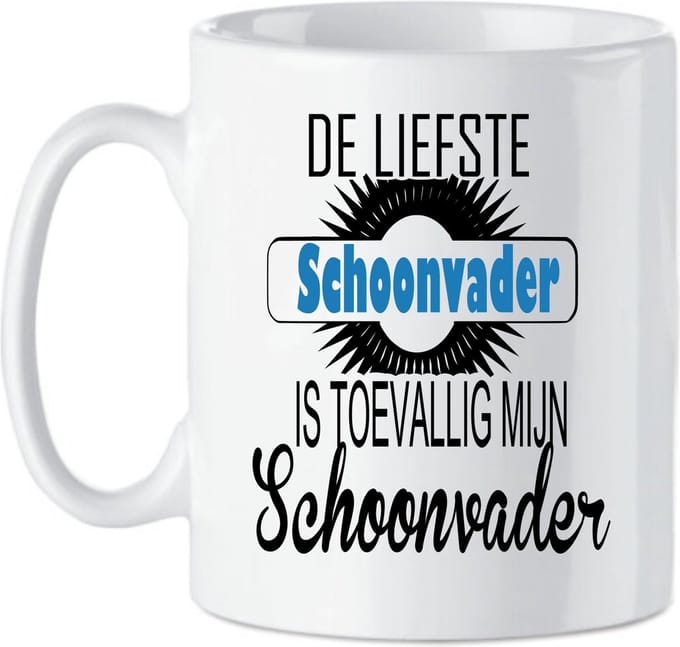 Koffie beker - thee mok - mijn schoonvader - vader