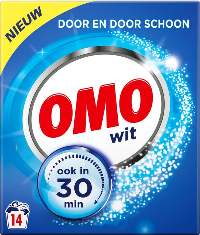 Omo Wit - 14 wasbeurten - Waspoeder