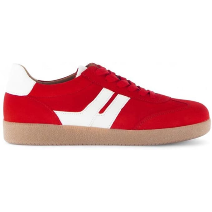 Gabor Suede Dames Sneakers - Rood - 38