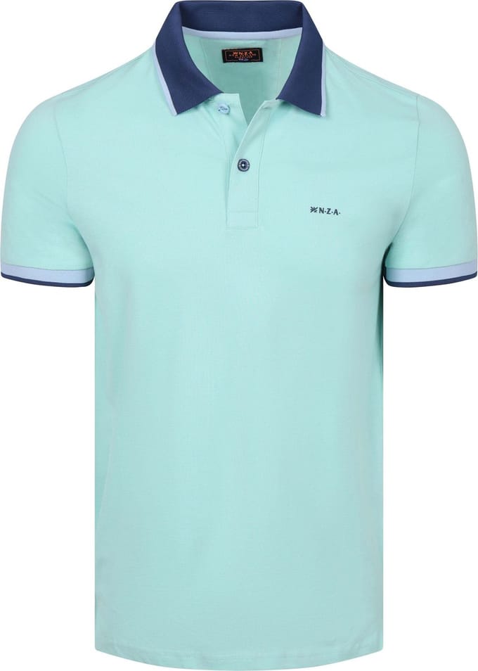NZA Polo Foxton Piqué Pale Leaf - Maat M - Heren