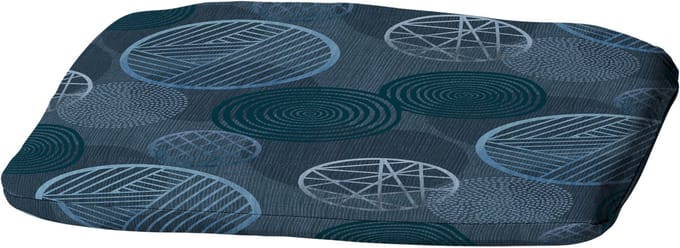 Madison Zitkussen Circle - Blue - 46x48 - Blauw