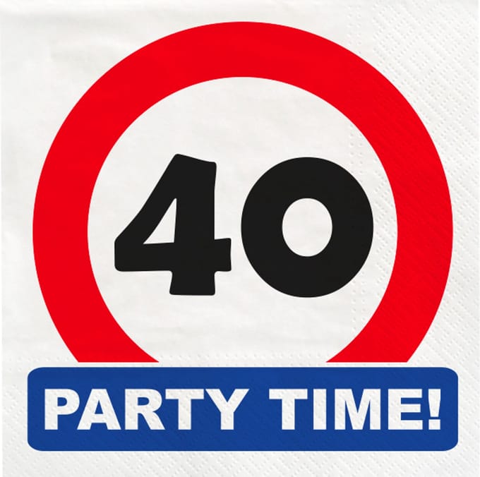Traffic sign napkins - 40