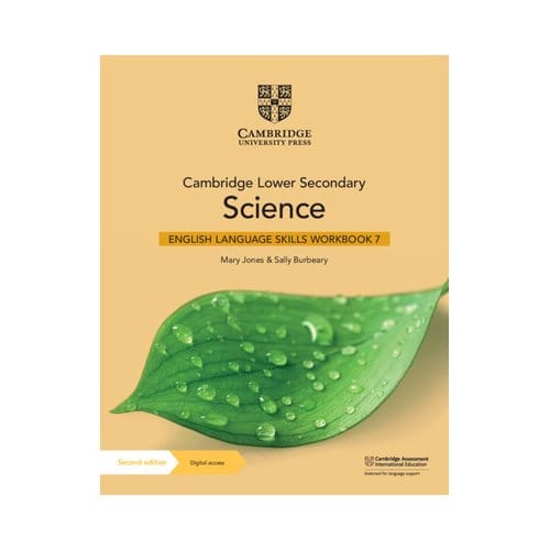 Cambridge Lower Secondary Science English Language Skills Workbook Stage 7 With Digital Access - - Mary Jones
