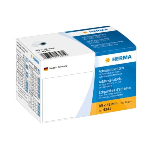 HERMA Adressetik. auf roln wit 89x42 mm Papier 250 St.