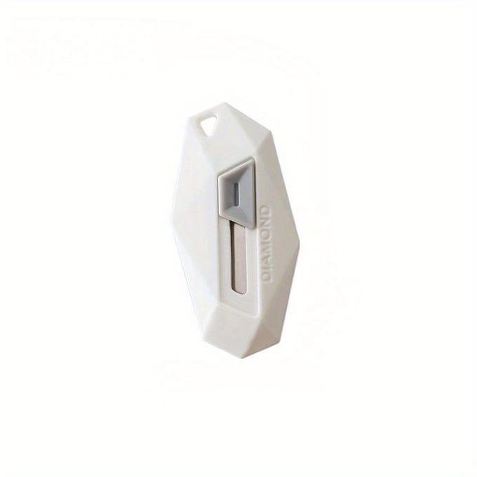 Couteau de sécurité multifonctionnel Rétractable Coupe-boîte pour usage domestique et extérieur rouge