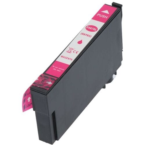 PrintAbout Inktcartridge 407 (C13T07U340) Magenta geschikt voor Epson