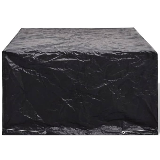 vidaXL - Tuinmeubelhoezen - poly - rattan - 2 - st - 6-persoons - 172x113 - cm