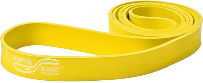 Powerband - Body-Band - Medium - Geel - 1 meter - Fitness elastiek