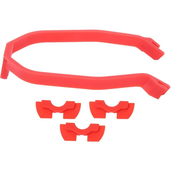 Support d'aile arrière rouge avec 3 amortisseurs de vibrations Accessoires universels pour Xiaomi M365 red