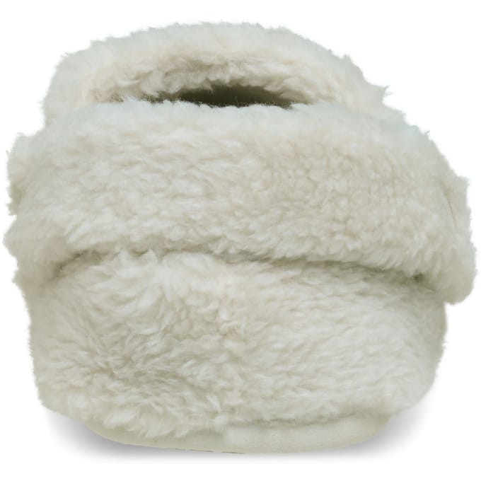 Crocs Classic Cozzzy Polyester Dames Slippers in Stucco
