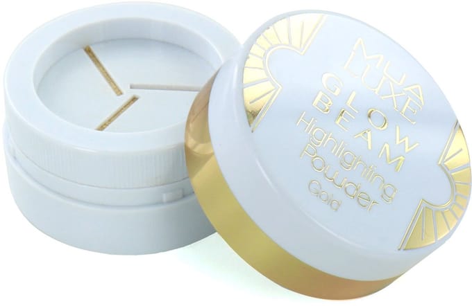 MUA Luxe Glow Beam Highlighting Powder - Gold