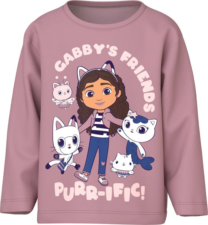 NAME IT - TMFPLUE GABBY LS TOP NOOS SKY - Meisjes - Lange mouwen shirts
