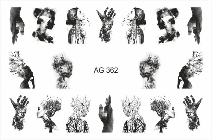 Korneliya Airbrush Waterdecal AG 362