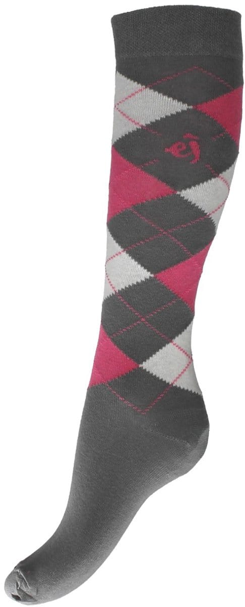Epplejeck Sokken Epplejeck Square Grijs-roze