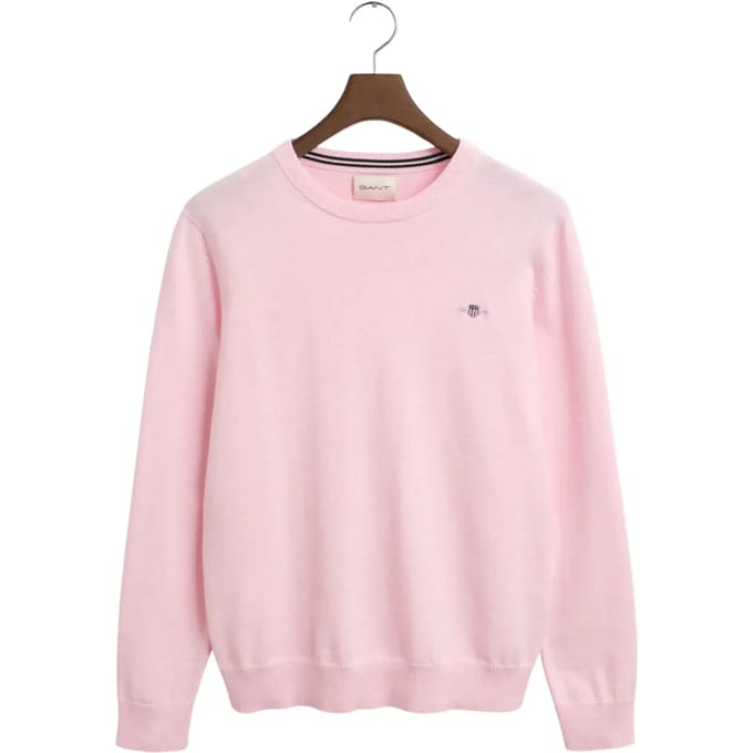 Ronde hals katoen pullover Gant Classic