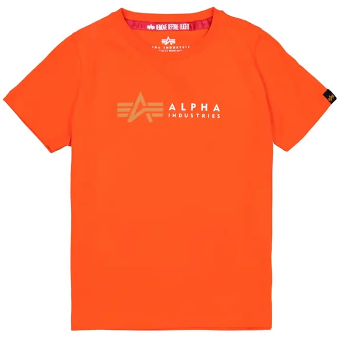 Kinder-T-shirt Alpha Industries Label