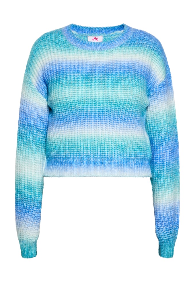 Mymo Gebreide trui Dames Blauw Veelkleurig