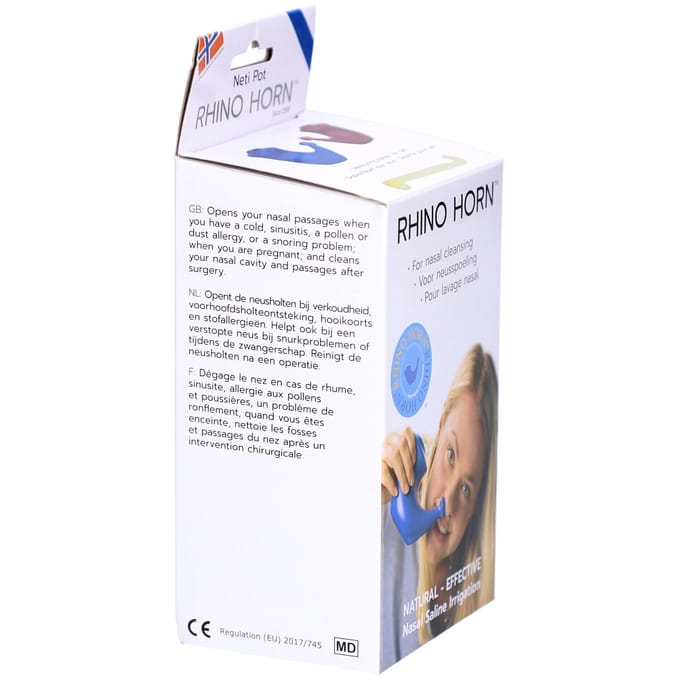 Rhino Horn Neusspoeler Blauw 1 Accessoires