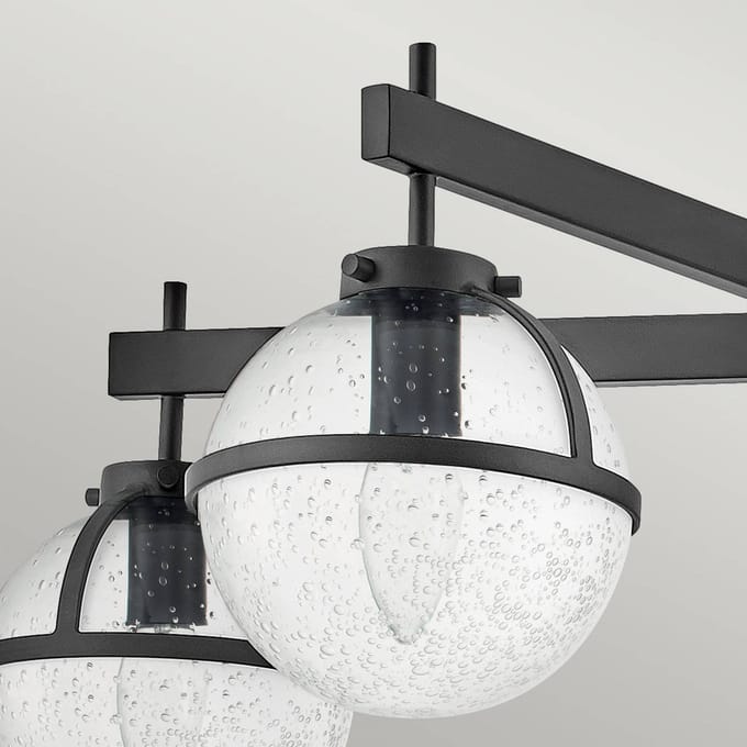 Hinkley LED Plafond Badkamerlamp Hollis | 5X E14 Max 40W | IP44 | Dimbaar | Black