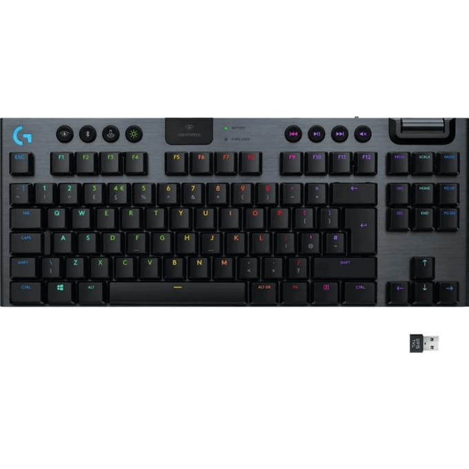 Logitech G915 TKL - Mechanisch Gaming Keyboard - Draadloos - GL Tactile - QWERTY (ISO) - Zwart